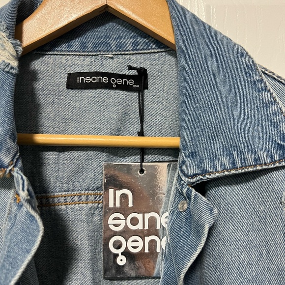 INSANE GENE-Dropped shoulder Oversized Jeanie (small) - Picture 7 of 14